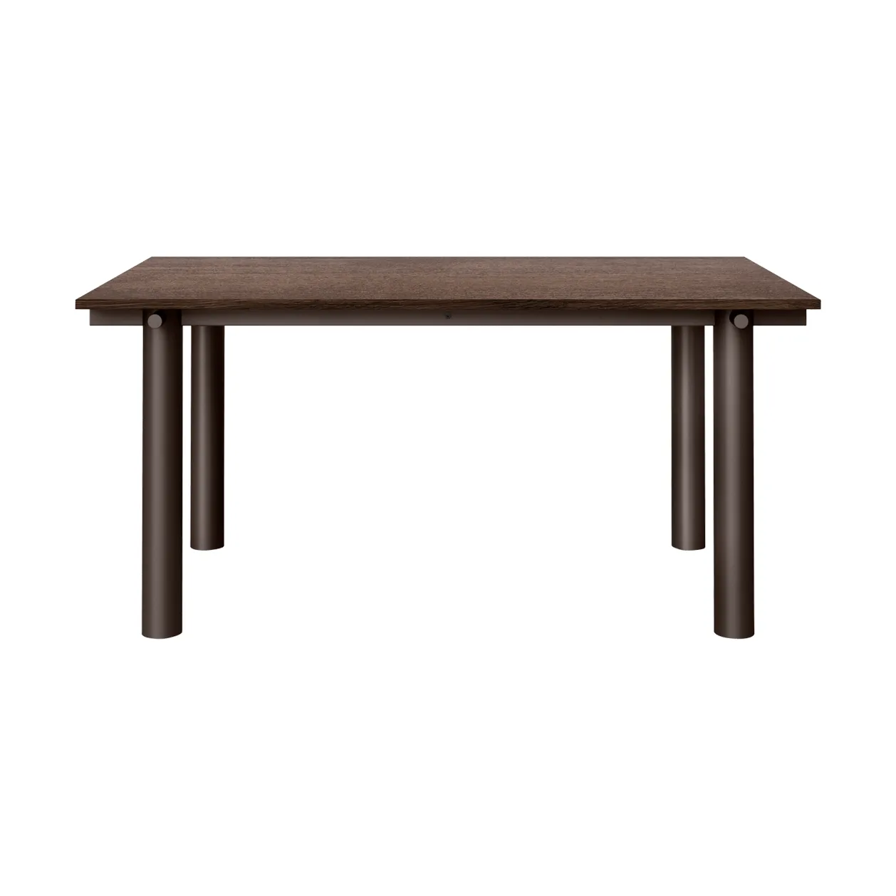 Atura dining table, Dark chocolate-mörkbetsad oak, 90x160 cm Ferm Living