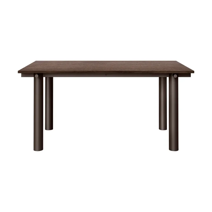 Atura dining table - Dark chocolate-mörkbetsad oak, 90x160 cm - Ferm Living