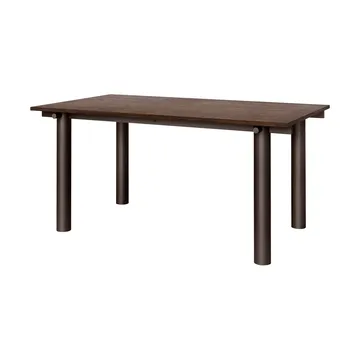 Atura dining table - Dark chocolate-mörkbetsad oak, 90x160 cm - Ferm Living