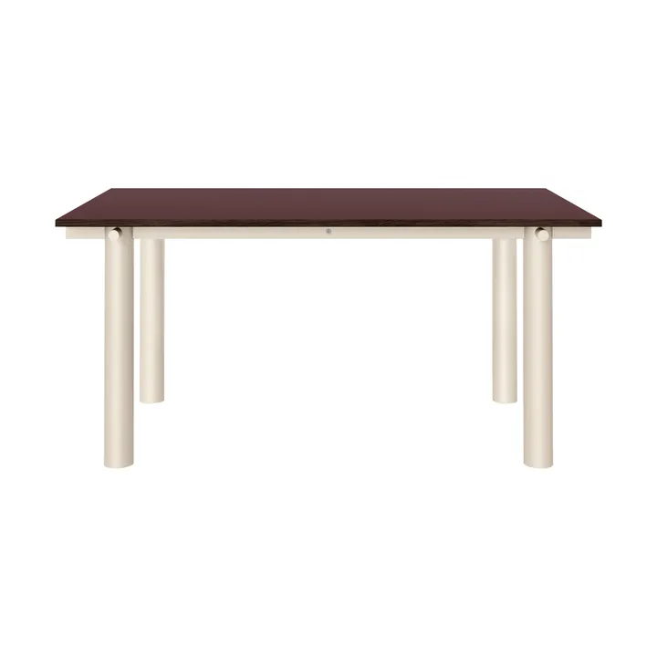 Atura dining table - Light cashmere-burgundy, 90x160 cm - Ferm Living