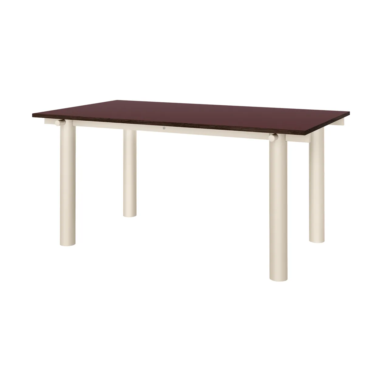 Atura dining table, Light cashmere-burgundy, 90x160 cm Ferm Living