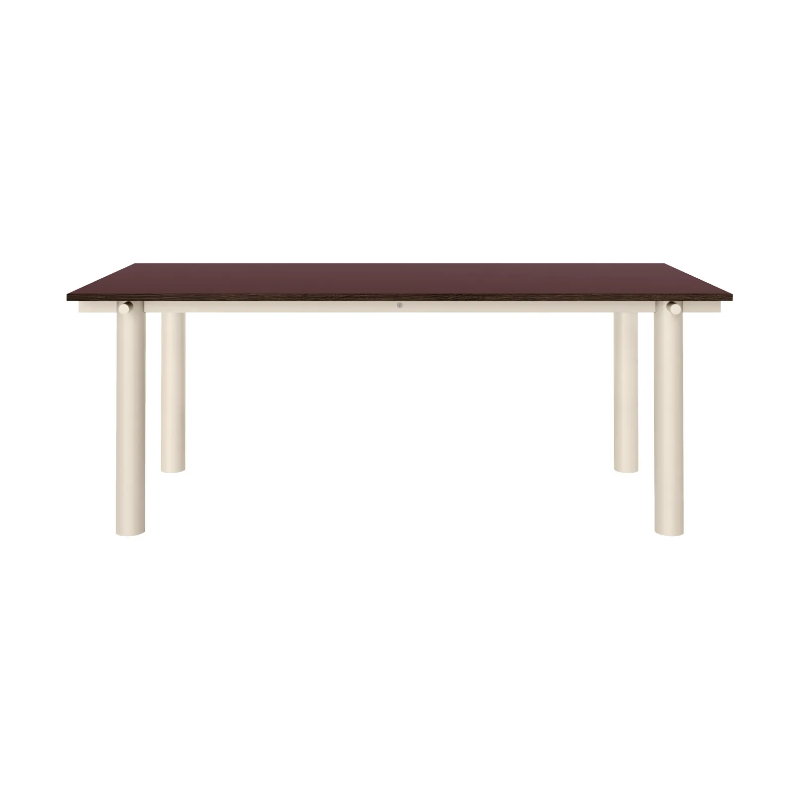 Atura dining table, Light cashmere-burgundy, 90x200 cm Ferm Living