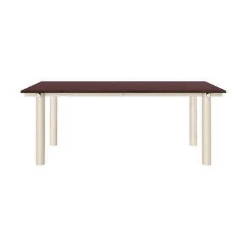 Atura dining table - Light cashmere-burgundy, 90x200 cm - Ferm Living