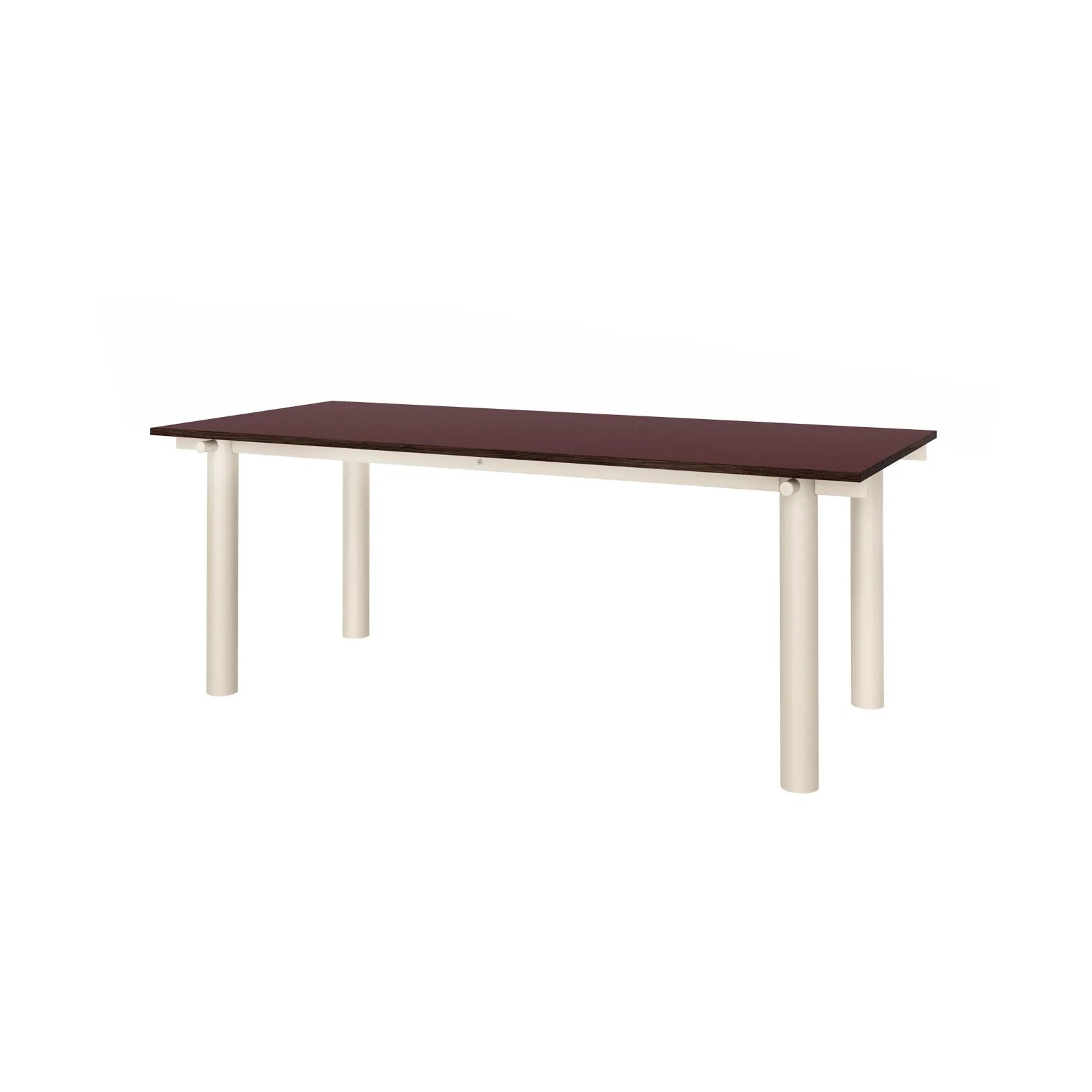 Atura dining table, Light cashmere-burgundy, 90x200 cm Ferm Living