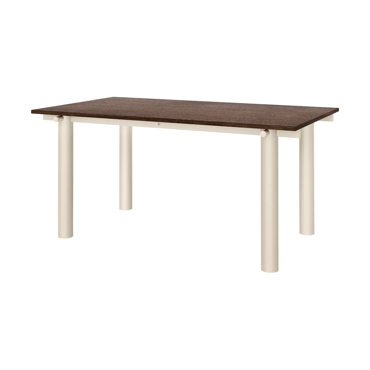 Atura dining table, Light cashmere-dark stained oak, 90x160 cm Ferm Living