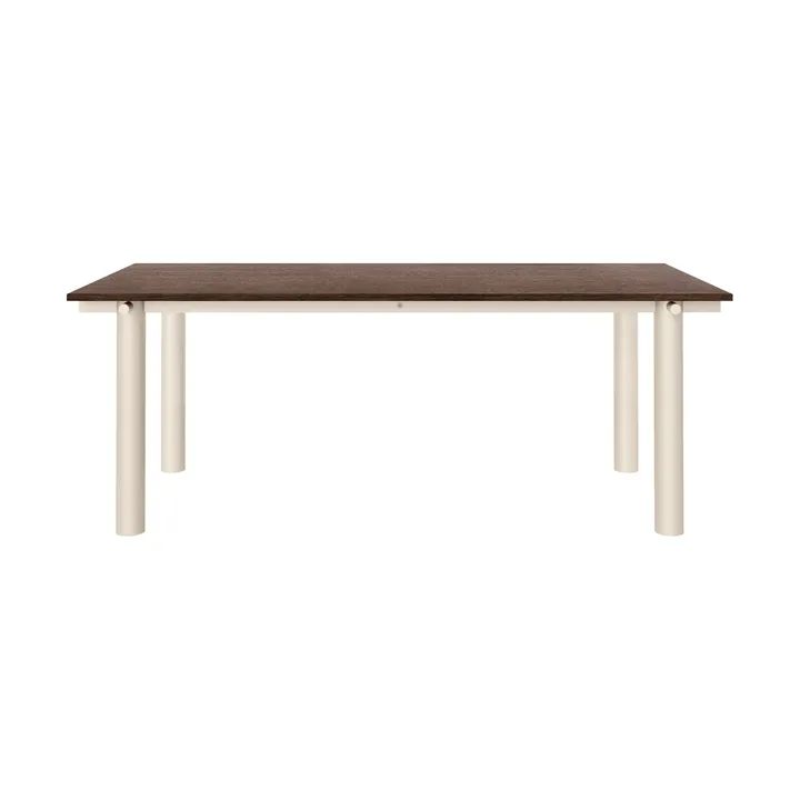 Atura dining table - Light cashmere-dark stained oak, 90x200 cm - Ferm Living