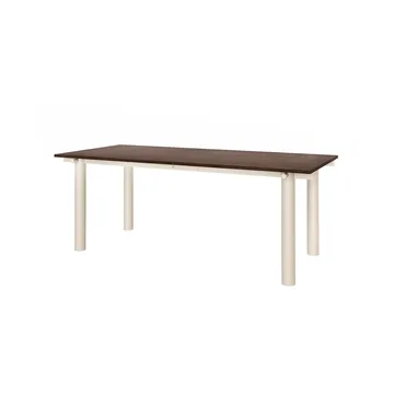 Atura dining table - Light cashmere-dark stained oak, 90x200 cm - Ferm Living