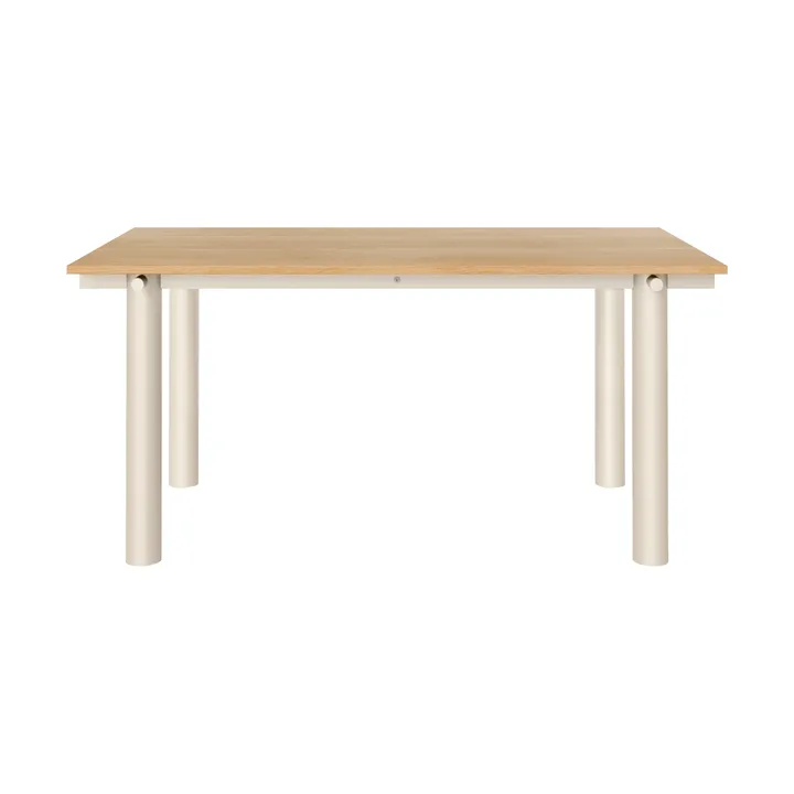 Atura dining table - Light cashmere oak veneer, 90x160 cm - Ferm Living