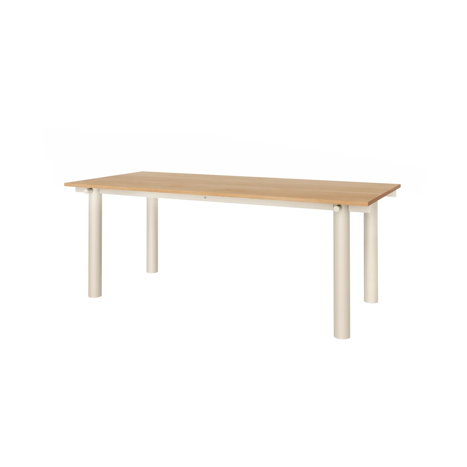 Atura dining table, Light cashmere oak veneer, 90x200 cm Ferm Living