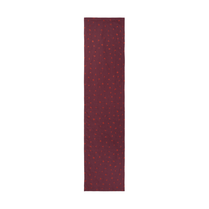 Baies runner 40x180 cm - Dark grape-picante - Ferm Living