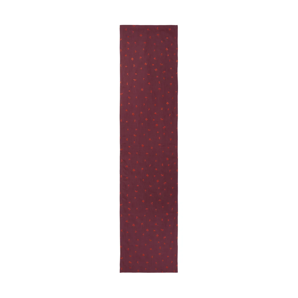 Ferm Living Baies runner 40x180 cm Dark grape-picante