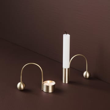 Balance brass candle holder - candle stick - ferm LIVING