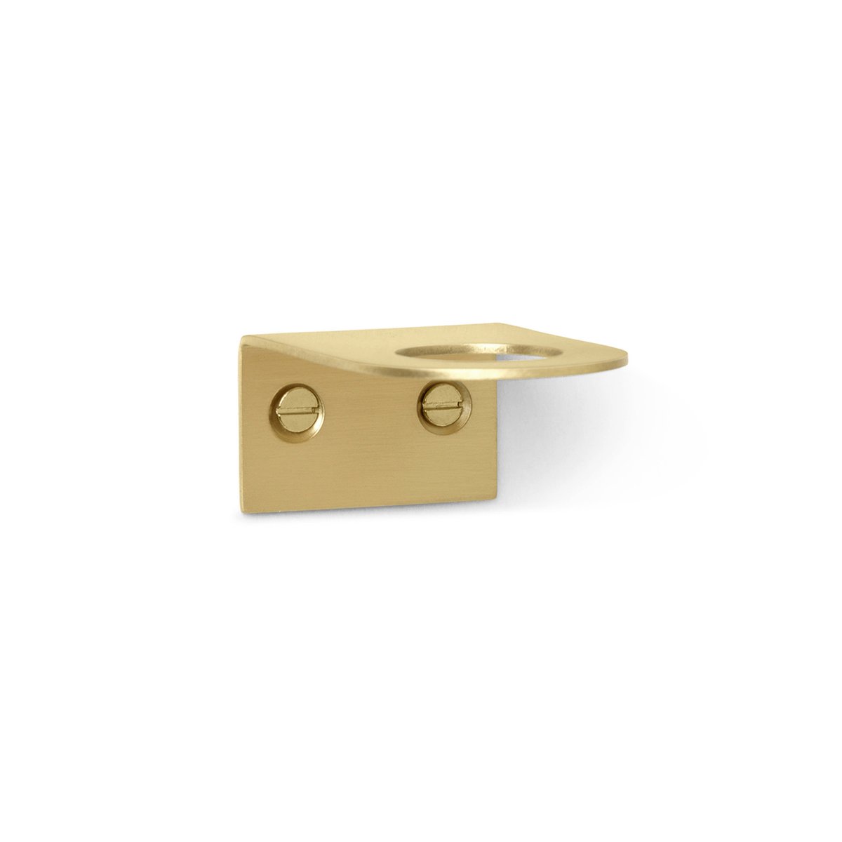 Ferm Living Basho wall hanger brass | Scandinavian Design | Clothes hooks & hangers | Gold-coloured