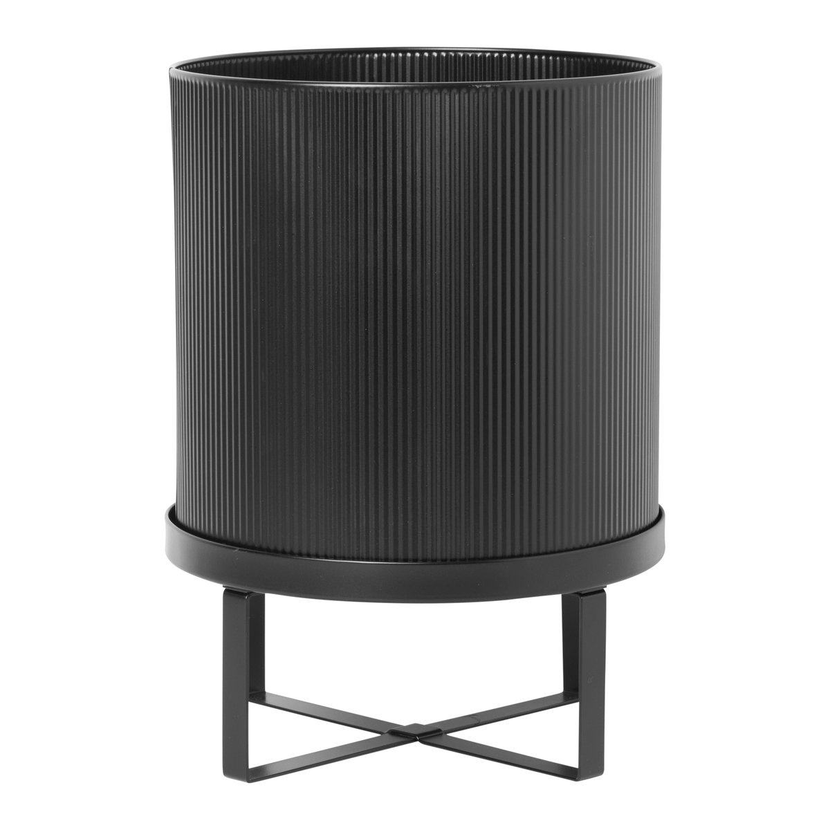 Ferm Living Bau flower pot large o28 cm black | Scandinavian Design | Flower pots | Black