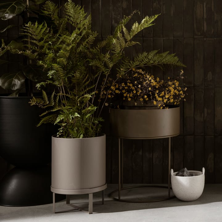 Bau flower pot large Ø28 cm, grey Ferm Living