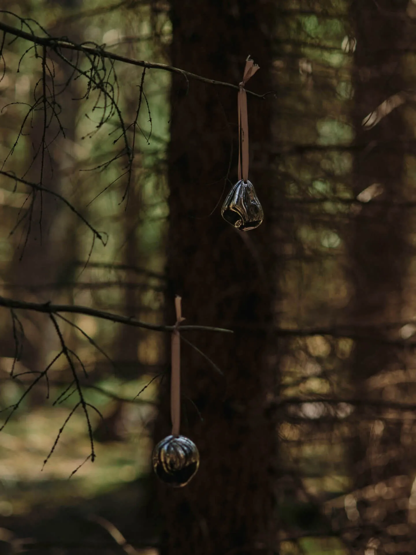 Bellure Christmas ornament 7 cm 2 pieces, Silver Ferm Living