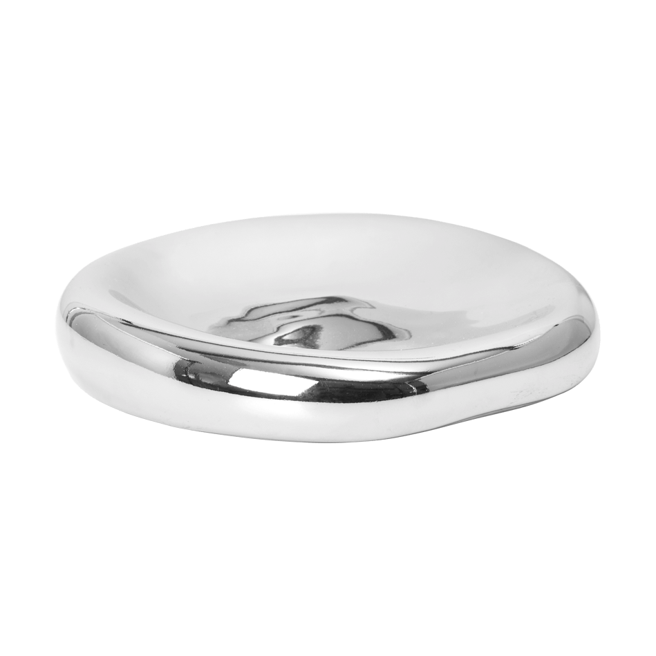 Ferm Living Bellure decorative bowl Ø17 cm Silver | Scandinavian Design | Decorative bowls | Silver-coloured