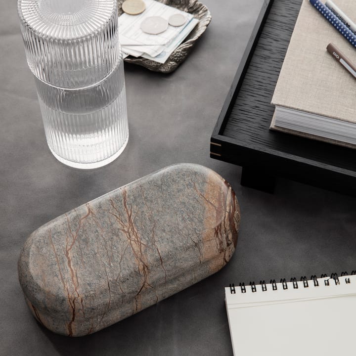 Bendum storage box, brown marble Ferm Living