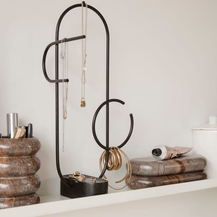 Bendum toothbrush mug, brown marble Ferm Living