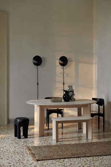 Bevel bench - White Oiled Beech - Ferm Living