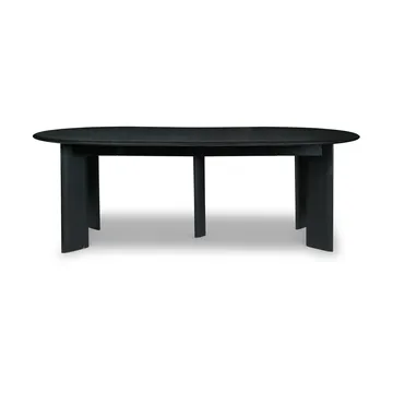 Bevel Extendable dining table - Black-oiled beech, incl. 2 extension leaf - Ferm Living