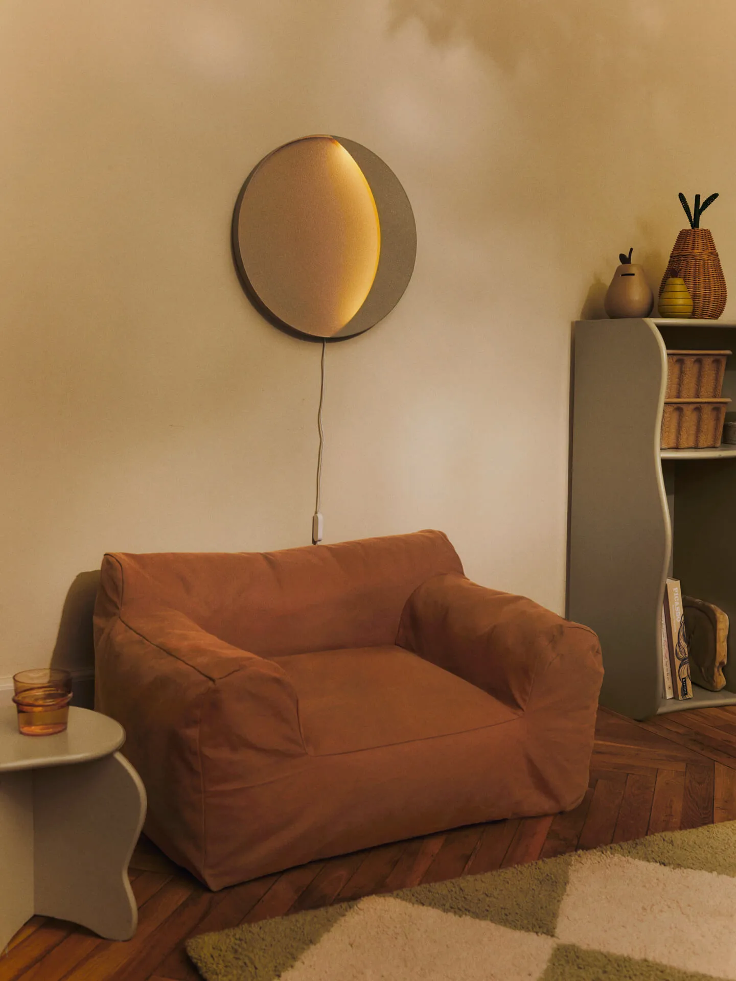 Billow bean bag armchair, Tan Ferm Living