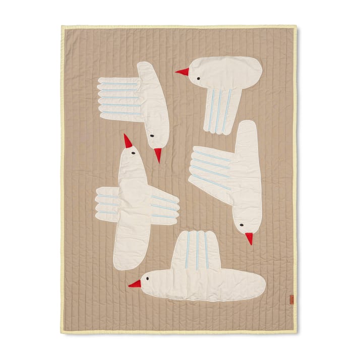 Bird quiltad throw - Beige - Ferm LIVING