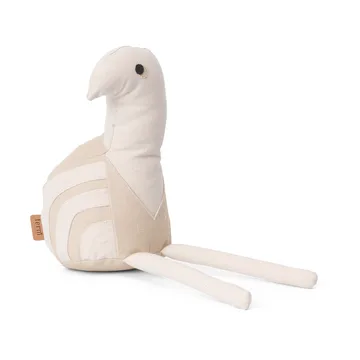 Birdy Teddy stuffed animal - Natural-Off-white - Ferm Living