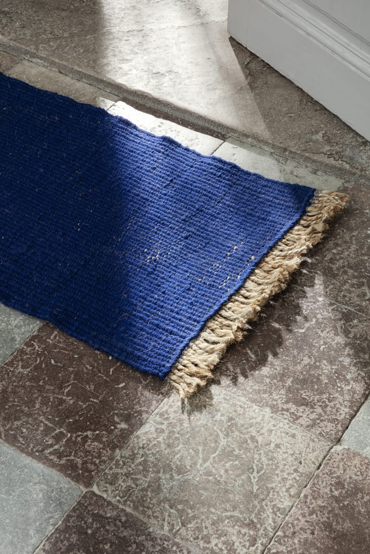 Blid door mat 80x50 cm - Blue - ferm LIVING