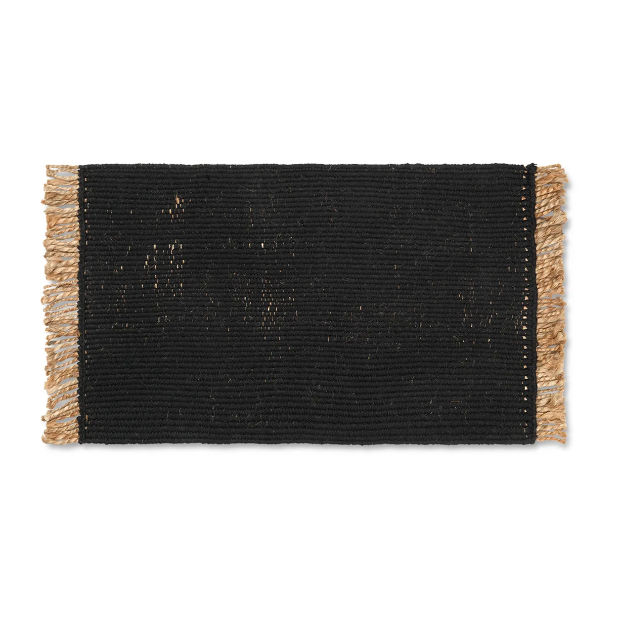 Ferm Living Blid doormat 50x80 cm Black-natural | Scandinavian Design | Door mats | Black
