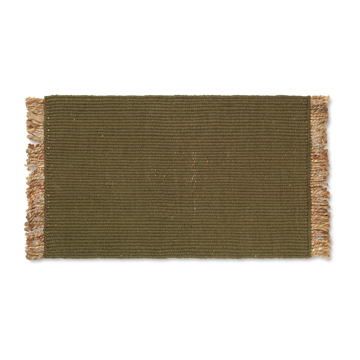 Blid doormat 50x80 cm - Olive-natural - ferm LIVING