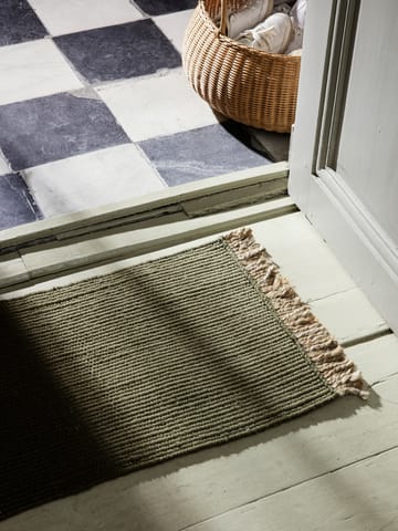 Blid doormat 50x80 cm - Olive-natural - ferm LIVING
