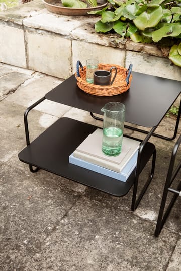 Blue Handle tray Ø30 cm - Natural-blue - Ferm Living