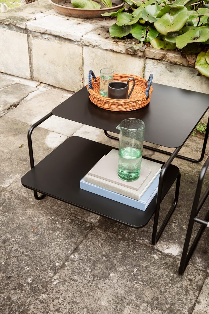 Blue Handle tray Ø30 cm, Natural-blue Ferm Living