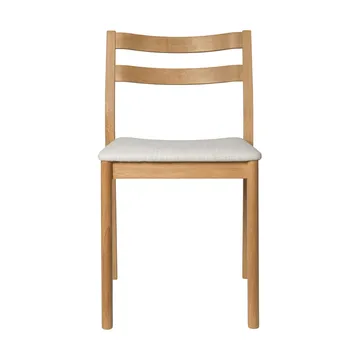 Boda chair - Upholstered seat, oak-off-white - Ferm Living