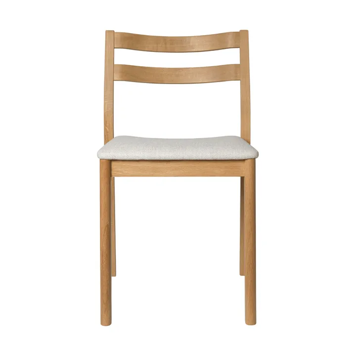 Boda chair - Upholstered seat, oak-off-white - Ferm Living