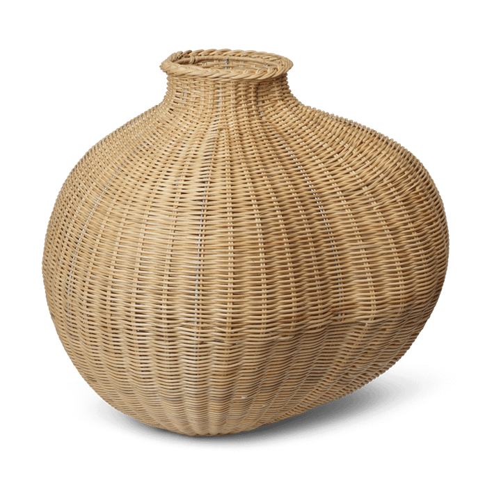 Bola braided floor vase - Natural - Ferm LIVING