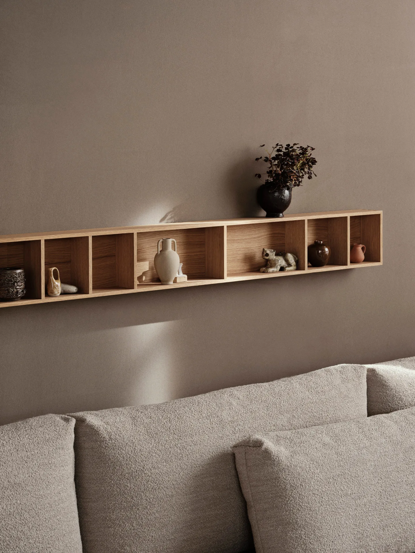 Bon shelf 138x16 cm, Oiled Oak Ferm Living