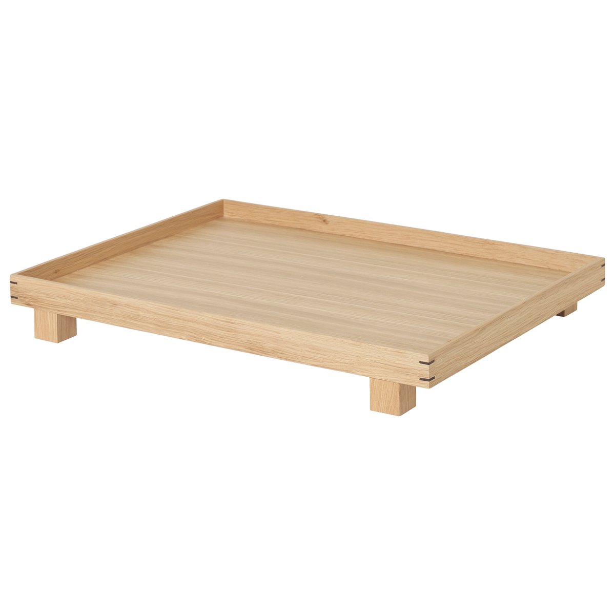 Ferm Living Bon wooden tray large oak | Scandinavian Design | Trays | Brown