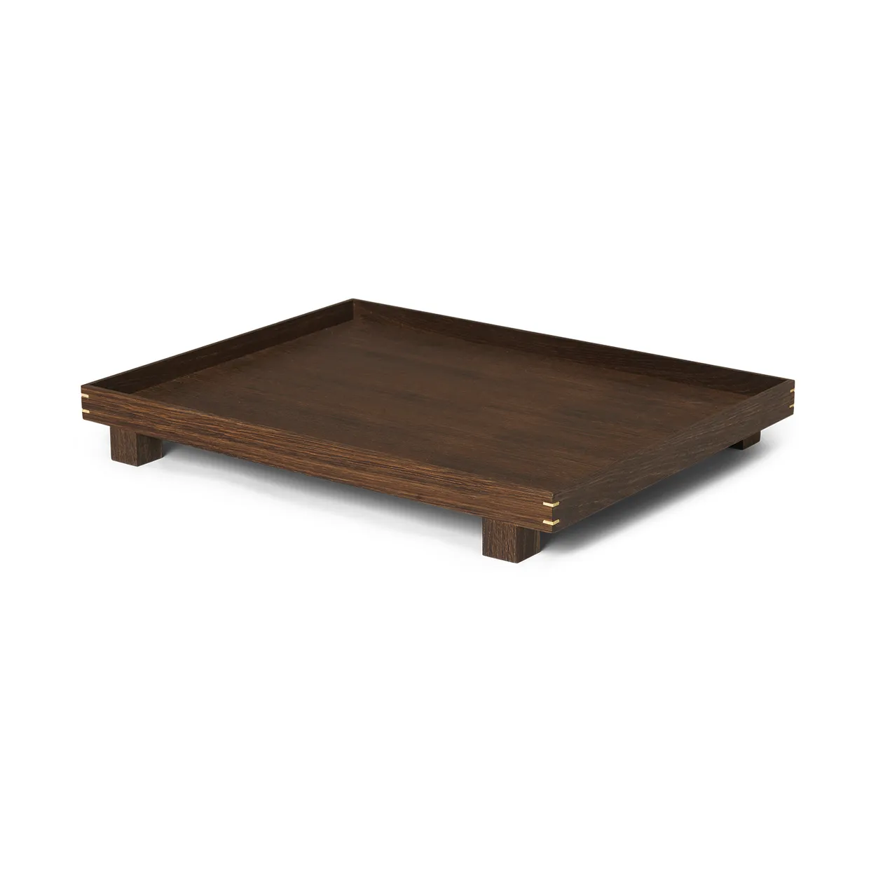 Ferm Living Bon wooden tray large oak | Scandinavian Design | Trays | Brown
