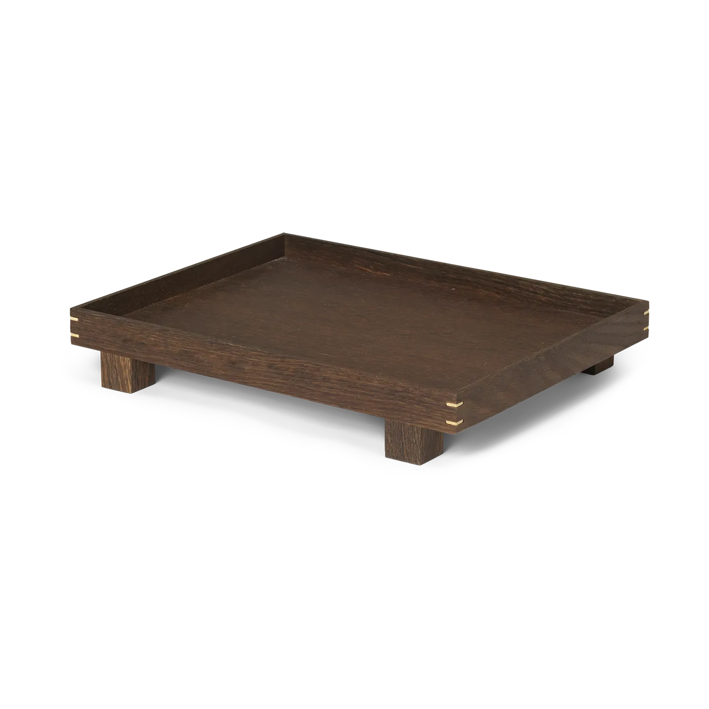 Bon wooden tray small, Smoked oak Ferm Living