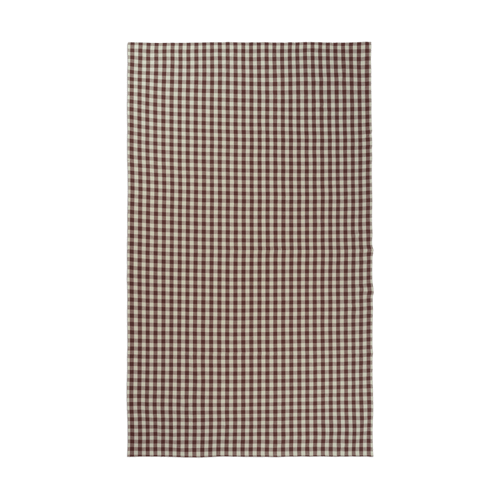 Bothy check table cloth 150x240 cm - Cinnamon-grey green - Ferm LIVING