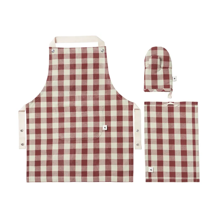 Bothy children's kitchen set - 3 pieces, cinnamon-grey-green - Ferm Living