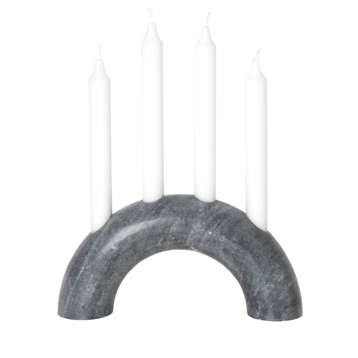 Bow advent candle - black marble - Ferm Living