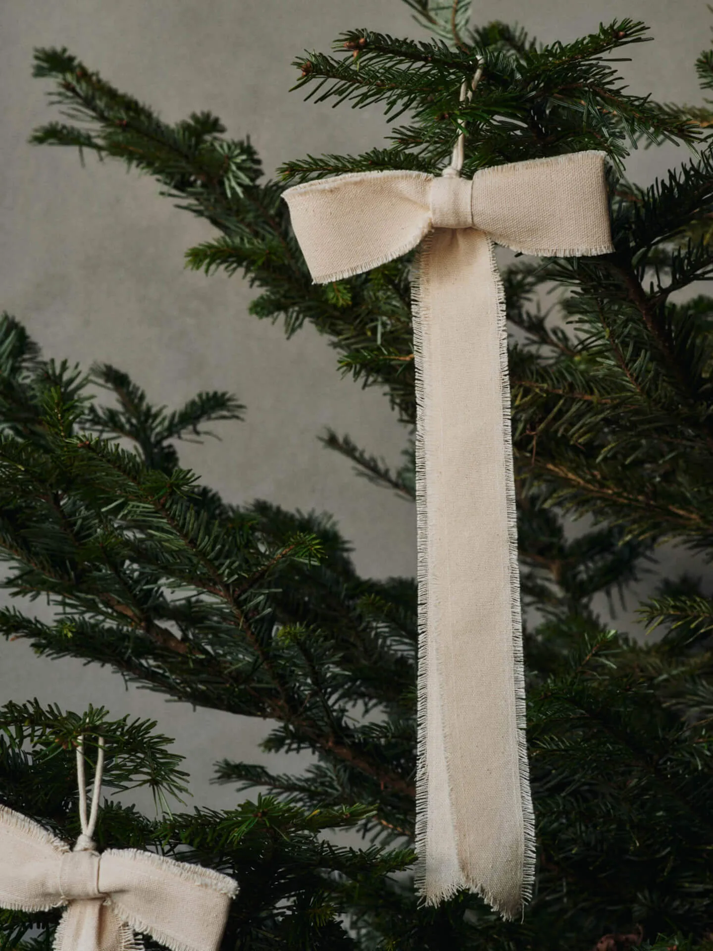 Bow decorative hanger small 15x40 cm 2-pack, Natural Ferm Living