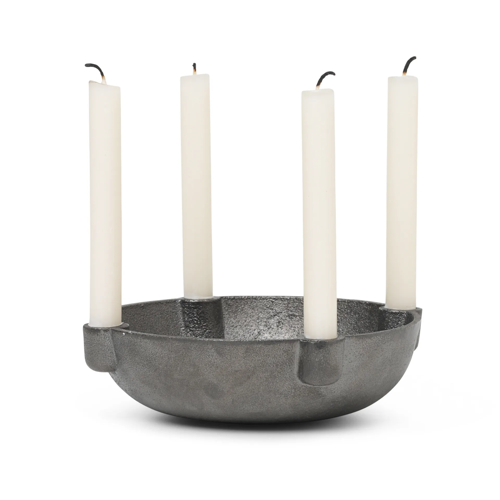 Bowl advent candle brass, black brass Ferm Living