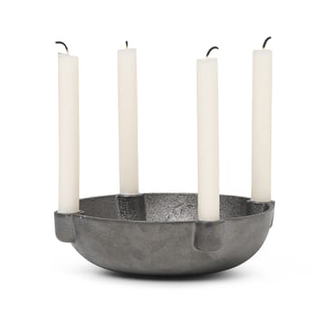 Bowl advent candle brass - black brass - Ferm Living