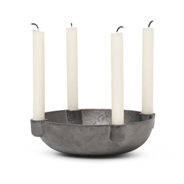 Bowl advent candle brass - black brass - ferm LIVING