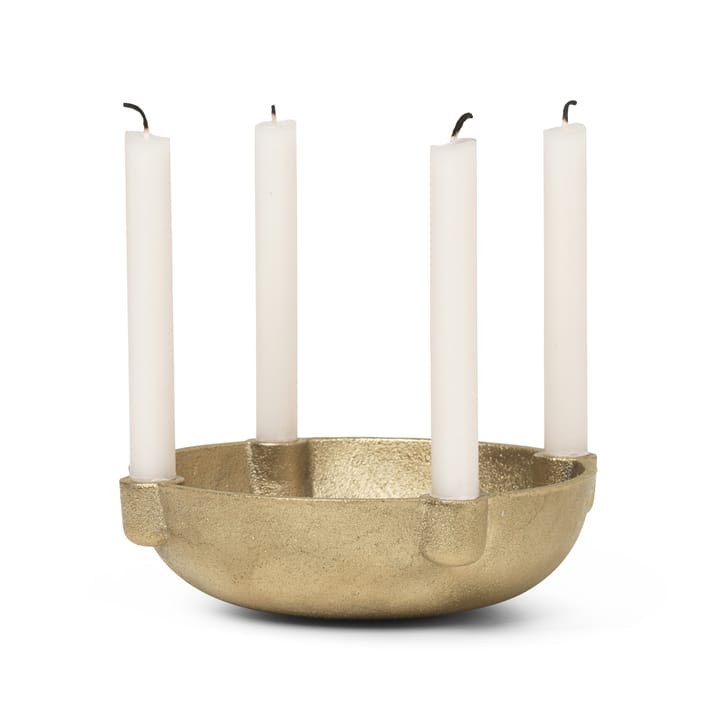 Bowl advent candle brass - brass - Ferm LIVING