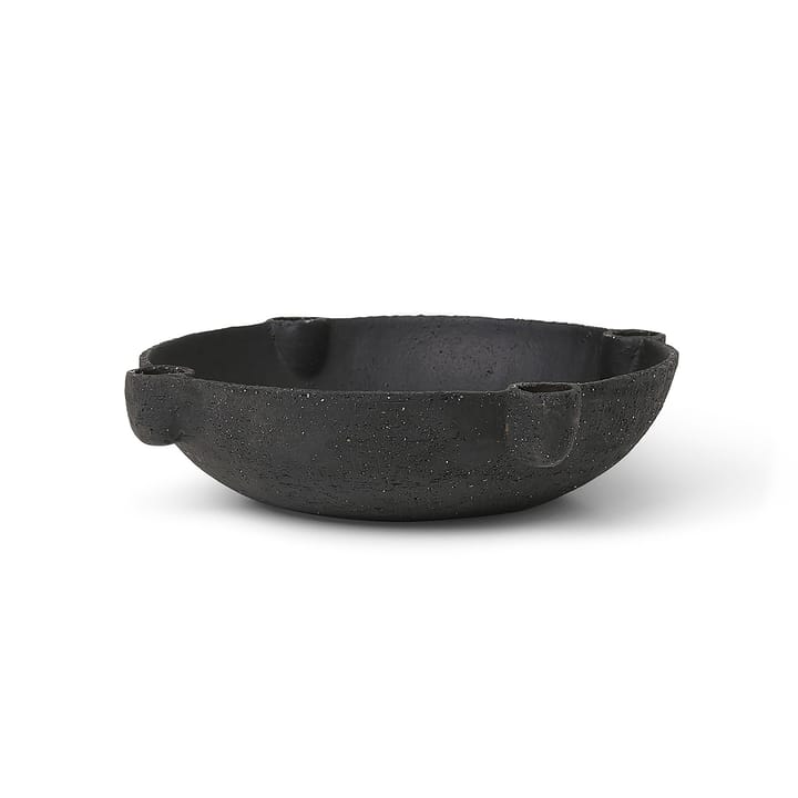 Bowl advent candle ceramic large Ø27 cm - Dark grey - ferm LIVING